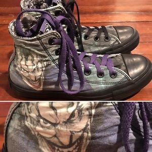 DC comic Joker hightop. Men 5/Women 7.